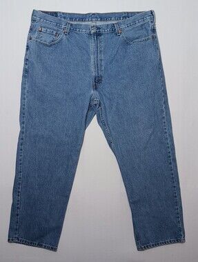 Levi's 550 Mens Relaxed Fit Jeans 44X30 Medium Wash Denim